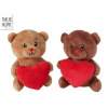 Mikro trading Take Me Home Medvěd sedící se srdíčkem 15 cm