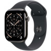 Apple Watch Series 11 Cellular (46mm) Bridlicovo šedý titán s čiernym športovým remienkom S/M MFD14MP/A