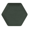 Čalúnený obkladový panel Riwiera - hexagon, zelená