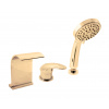 Slezák rav DUNAJ - Vanová baterie 3-otvorová, vodopád, Zlatá lesklá D467.0YZ, RAV Slezák Rozměr:3,8
