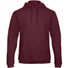B&C Unisex mikina cez hlavu WUI24 Burgundy XXL