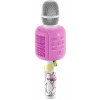 Prenosný reproduktor GoGEN BOB a BOBEK MICROPHONE, ružový GOGBOBMIKROFONP