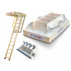 Podkrovné schody - Podkrovné schody Nordic 87 mm 130x80 h = 3,15 m + set (Podkrovné schody - Podkrovné schody Nordic 87 mm 130x80 h = 3,15 m + set)
