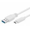 PremiumCord USB-C/male - USB 3.0 A/Male, bílý, 2m ku31ca2w