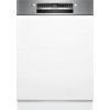 Bosch Séria 6 Zabudovateľná umývačka riadu 60 cm Brúsená oceľ SMI6ZCS10E