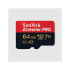 SanDisk micro SDXC karta 64GB Extreme PRO (200 MB/s Class 10, UHS-I U3 V30) + adaptér SDSQXCU-064G-GN6MA
