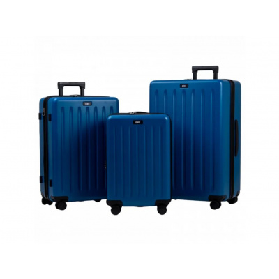 Extra odolný cestovní kufr s TSA zámkem ROWEX Stripe modrá