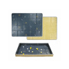 Taf toys Hracia podložka penová s loptičkami Blue Yellow