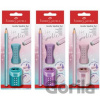 Grafitová ceruzka Sparkle Jumbo + guma + strúhadlo, BL - Faber-Castell