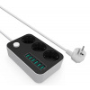 ColorWay CW-CHE36B, 3 zásuvky, 1,8m, 6x USB CW-CHE36B