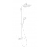 Hansgrohe Croma Select S Sprchový set Showerpipe 280 s termostatom, EcoSmart, matná biela 26891700-HG