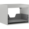 Mexen Box-A korpus skrinky pod umývadlo 60 cm, 1 zásuvka, sivý mat - 91AX0-0600-470-1-62