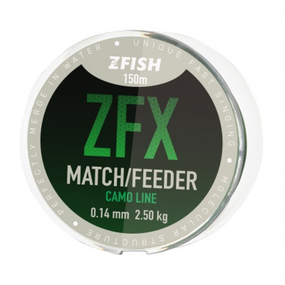 Vlasec Zfish ZFX Match/Feeder CamoLine 150m 0,18mm/4,6kg