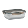 Nerezový obedár 1500 ml , transparent grey Farba: transparent grey