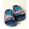 Detské šľapky basket 01213- blue/navy Veľkosť: 34