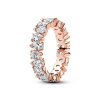 PANDORA prsten Střídavý třpytivý kroužek 48 183021C01-48