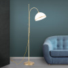 Orion Stojacia lampa Old Lamp, výškovo nastaviteľný rám - Stl 12-1188/1 Patina