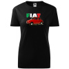 Tričko Farebné Fiat 500 Farba trička: Čierna, Veľkosť: 2XL, Typ: Dámske