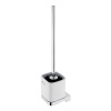 Nimco MAYA WC kefa s držiakom, biela keramika/chróm MA 29094KN-26 MA 29094KN-26