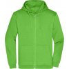 DAIBER JN 756 / Pánska mikina s kapucňou - lime green XXXL
