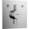 Hansgrohe DuoTurn E, batéria pod omietku pre 2 spotrebiče, chrómová, HAN-75417000