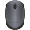 Logitech Myš M170, 1000DPI, 2.4 [GHz], optická, 3tl., 1 koliesko, bezdrôtová, šedá, 1 ks AA, miniat 910-004642
