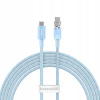 Kábel Baseus USB typ C - USB typ C 2 m modrý