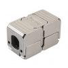 Samorezná spojka CAT6A STP SXSPJ-6A-STP-BK-SA