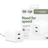 Nabíjačka 45W 2x USB-C, empower by PanzerGlass, malá, výkonná GaN PD