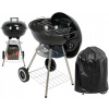 Gril na drevené uhlie - Lund Grill Garden Grill 99906 Round s vekom rošt + kryt (Lund Grill Garden Grill 99906 Round s vekom rošt + kryt)