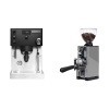 Rancilio Silvia PRO X, black + Eureka Mignon Libra 65 All Purpose, CR grey
