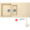 Sinks PERFECTO 1000.1 Sahara + Mix 3 P GR G16450