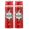 Old Spice Deep Sea 3v1 sprchový gél a šampón pre mužov 2x400ml Old Spice