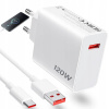 RÝCHLA NABÍJAČKA 120W PRE XIAOMI NABÍJANIE ANDROIDU S USB TYPE-C + KÁBEL
