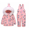 Detská kombinéza - Elf Hood Winter Suits Bunda a Pants Vyberte (Print ananás 0bq xxf__140 Zara Kids Suit)