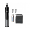Zastrihávač chĺpkov v nose, ušiach a obočí Philips NT3650/16 - 2 nástavce, batérie AA