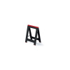 koza stavebná 580x50x793 TITAN STAND KTIS8060-S411 čierna plastová