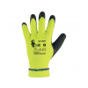 CXS Rukavice ROXY WINTER, zimní, máčené v latexu, černo-žluté Velikosti: 8