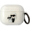 Karl Lagerfeld 3D Logo NFT Karl and Choupette Glitter na Airpods 3 KLA3HNKCTGT