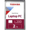 Toshiba HDD Mobile L200, 2TB 5400rpm, 128 MB, SATA 3Gb/s, 2.5