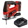 Einhell Power X-Change Aku priamočiara píla TC-JS 18/70 Li (1 x 2,5 Ah)