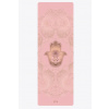 YOGGYS Dizajnová podložka na jogu HAMSA LOVE 183x61x0,35cm ružová (+ popruh ZDARMA)