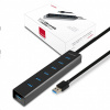 Oem Napájecí adaptér 7x USB3.0 ALU CHARGING hub vč. AC adapteru