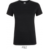 SOL´S REGENT / Dámske tričko s okrúhlym výstrihom - deep black XXL