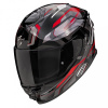 Moto přilba SCORPION GT EXO-GT SP AIR AUGUSTA černo/šedo/červená 3XL