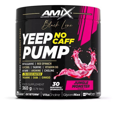Amix Nutrition Black Line Yeep Pump No Caff 360 g, Pear Strike