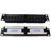 Patch panel DATACOM 10“ UTP cat5e 12portov