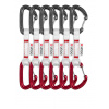 Lezecké expresky Ocun Kestrel QD Bio-Dyn-Ring 15 mm 10 cm 6-pack - red
