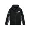 Mikina ESEMEX HOODIE, ALPINESTARS (čierna/sivá) S