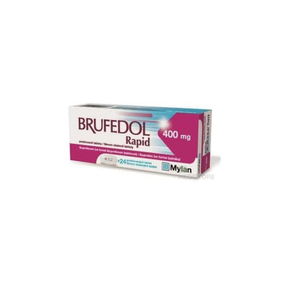 Brufedol Rapid 400 mg tbl flm 1x24 ks